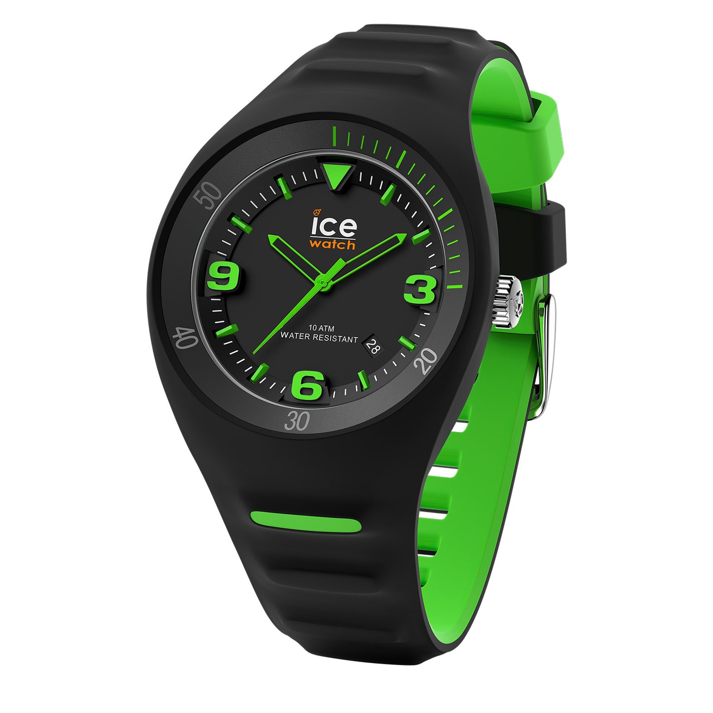 Ice IW017599 watch for men with a black dial and silicone strap.