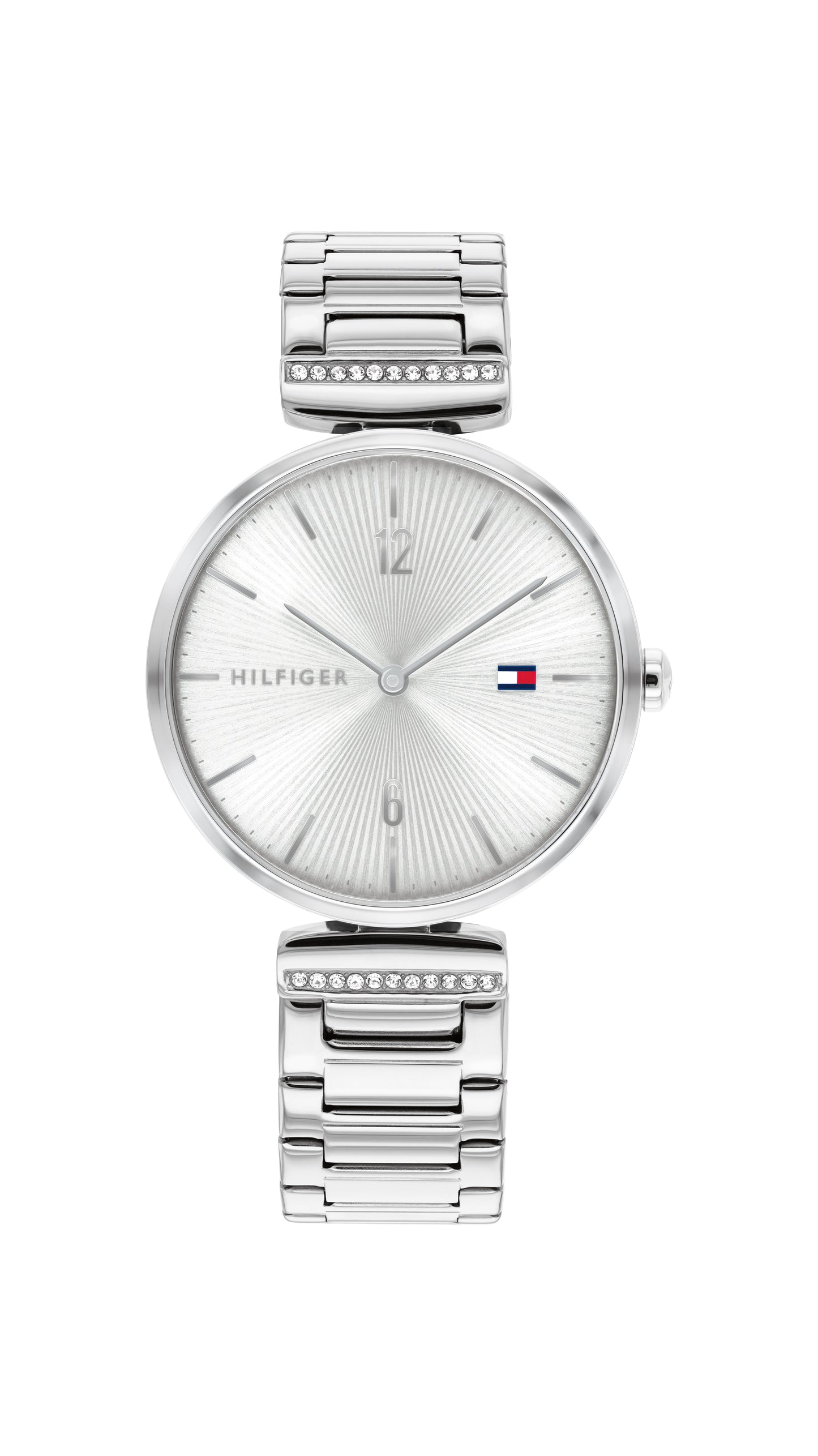 Tommy Hilfiger 1782273 watch for women with a grey dial and stainless steel strap.