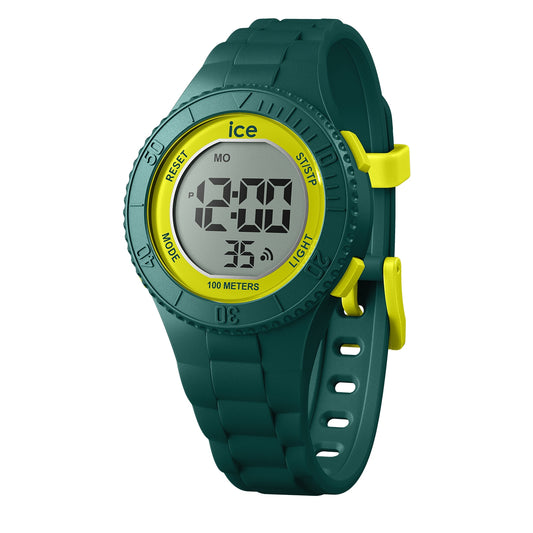 Ice 21622 watch for unisex with a yellow dial and silicone strap.