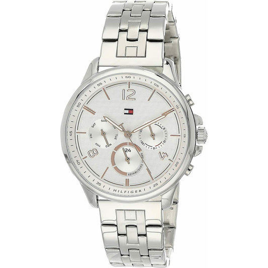 Tommy Hilfiger 1782222 watch for women with a grey dial and stainless steel strap.