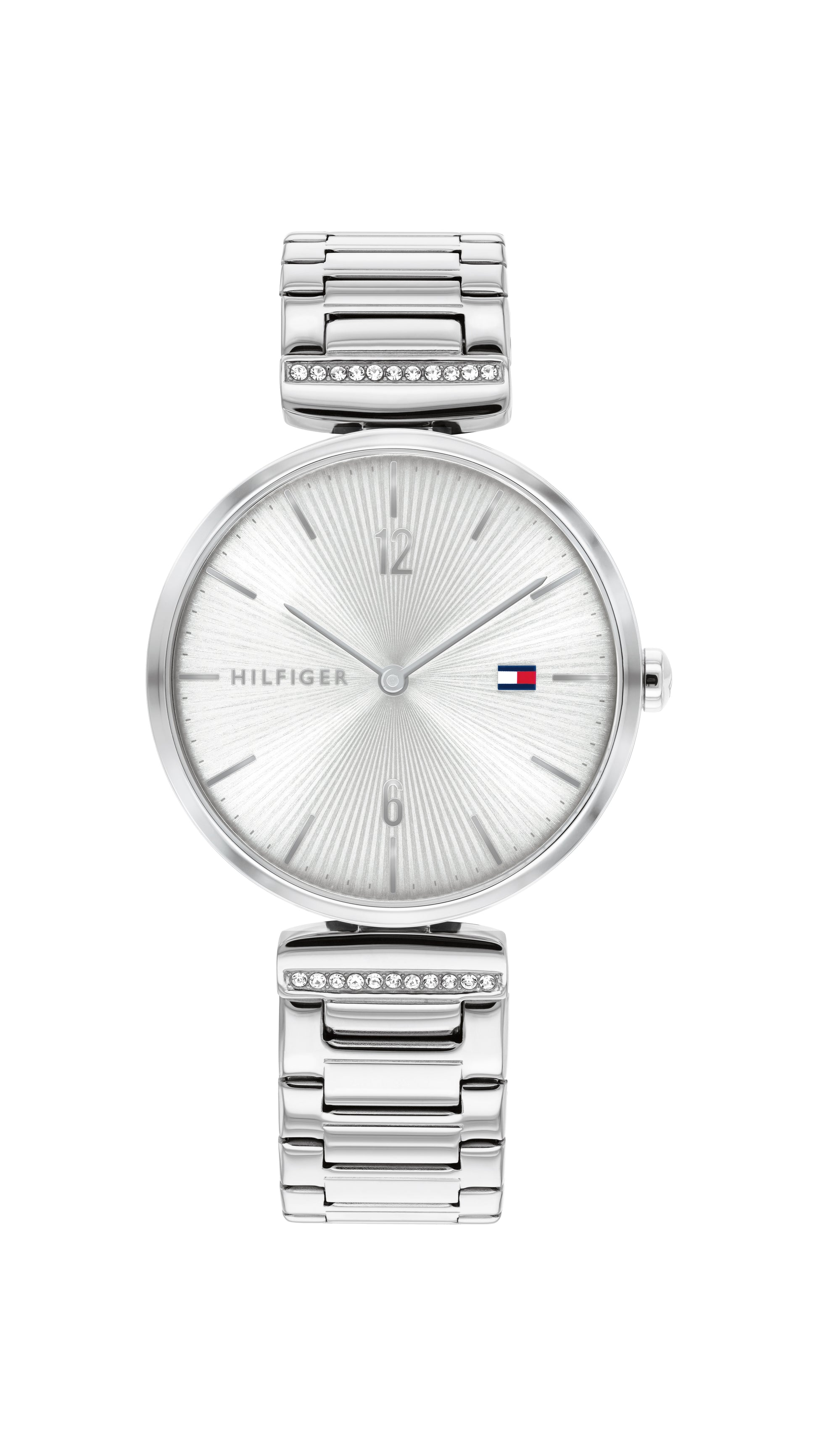Tommy Hilfiger 1782273 watch for women with a grey dial and stainless steel strap.