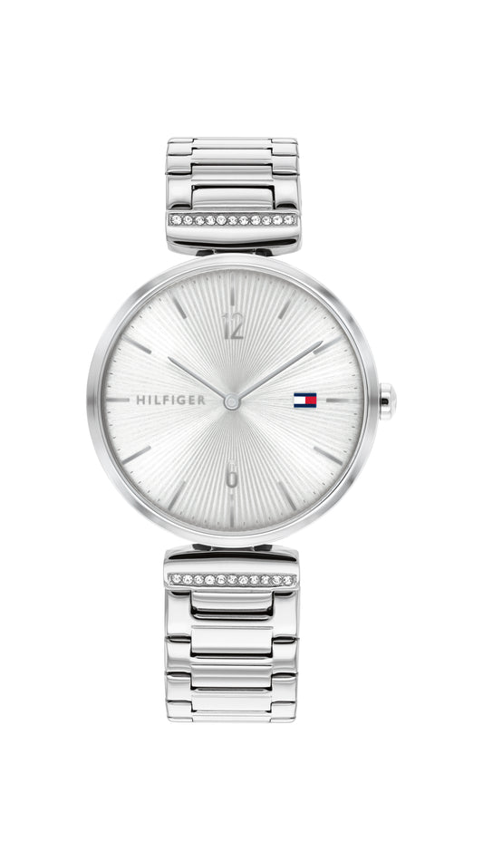 Tommy Hilfiger 1782273 watch for women with a grey dial and stainless steel strap.