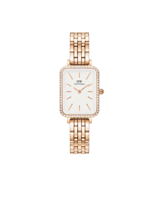 Daniel Wellington DW00100672 watch for women with a white dial and stainless steel strap.