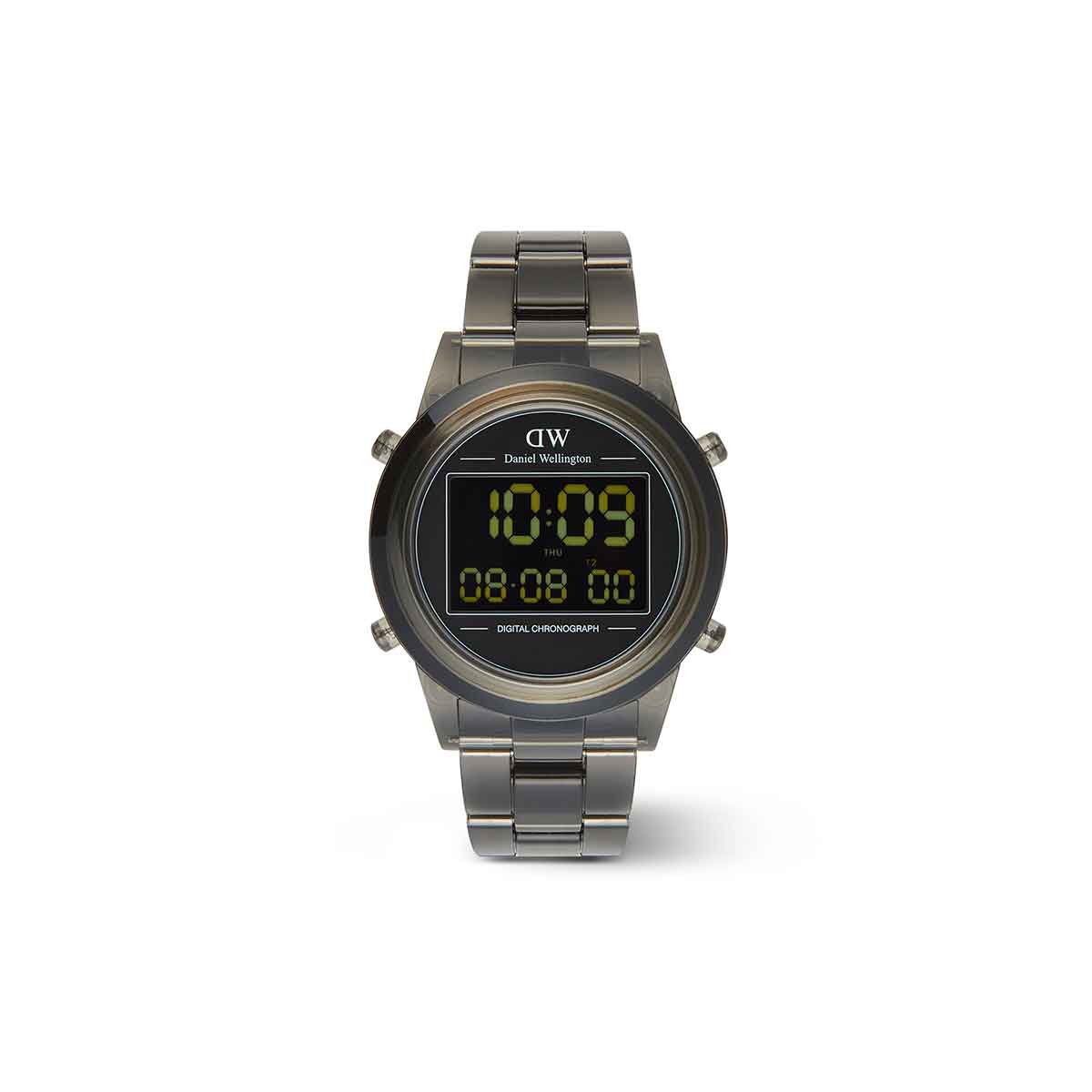 Daniel Wellington DW00100765 watch for unisex with a black dial and resin strap.