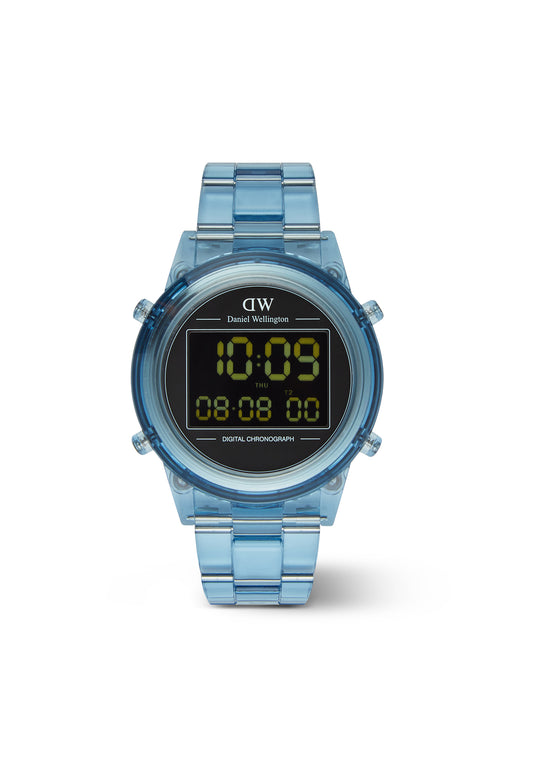 Daniel Wellington DW00100770 watch for unisex with a black dial and resin strap.