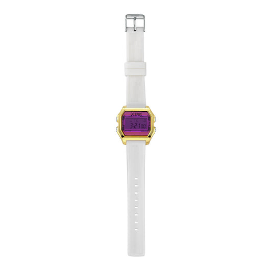 Iam IAM-KIT05 watch for woman with a purpure dial and silicone strap.