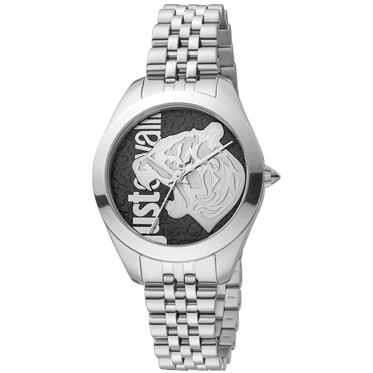 Just Cavalli JC1L210M0145 watch for women with a multicolored dial and stainless steel strap.