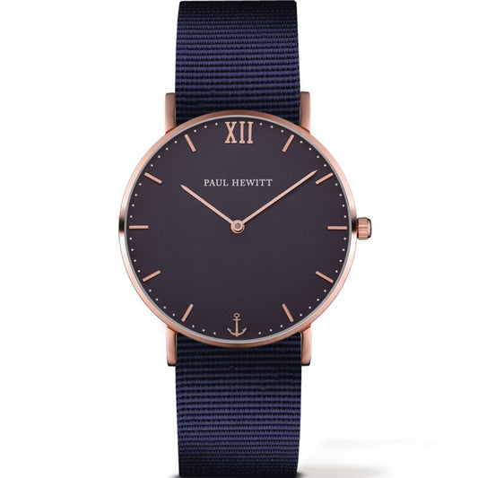 Paul Hewitt PH-SA-R-ST-B-N-20-3023 watch for unisex with a blue dial and nylon strap.