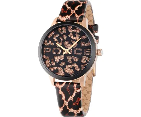 Police PL16028MSRB.02 watch for women with a brown dial and leather strap.
