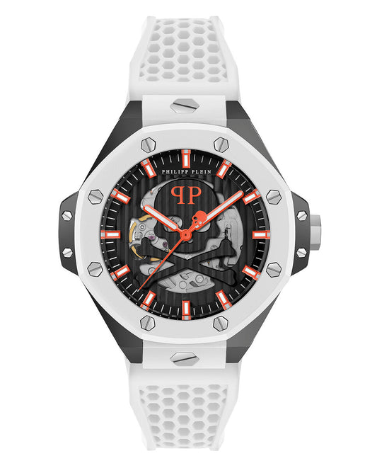 Philipp Plein PWPFA0724 watch for man with a black dial and silicone strap.