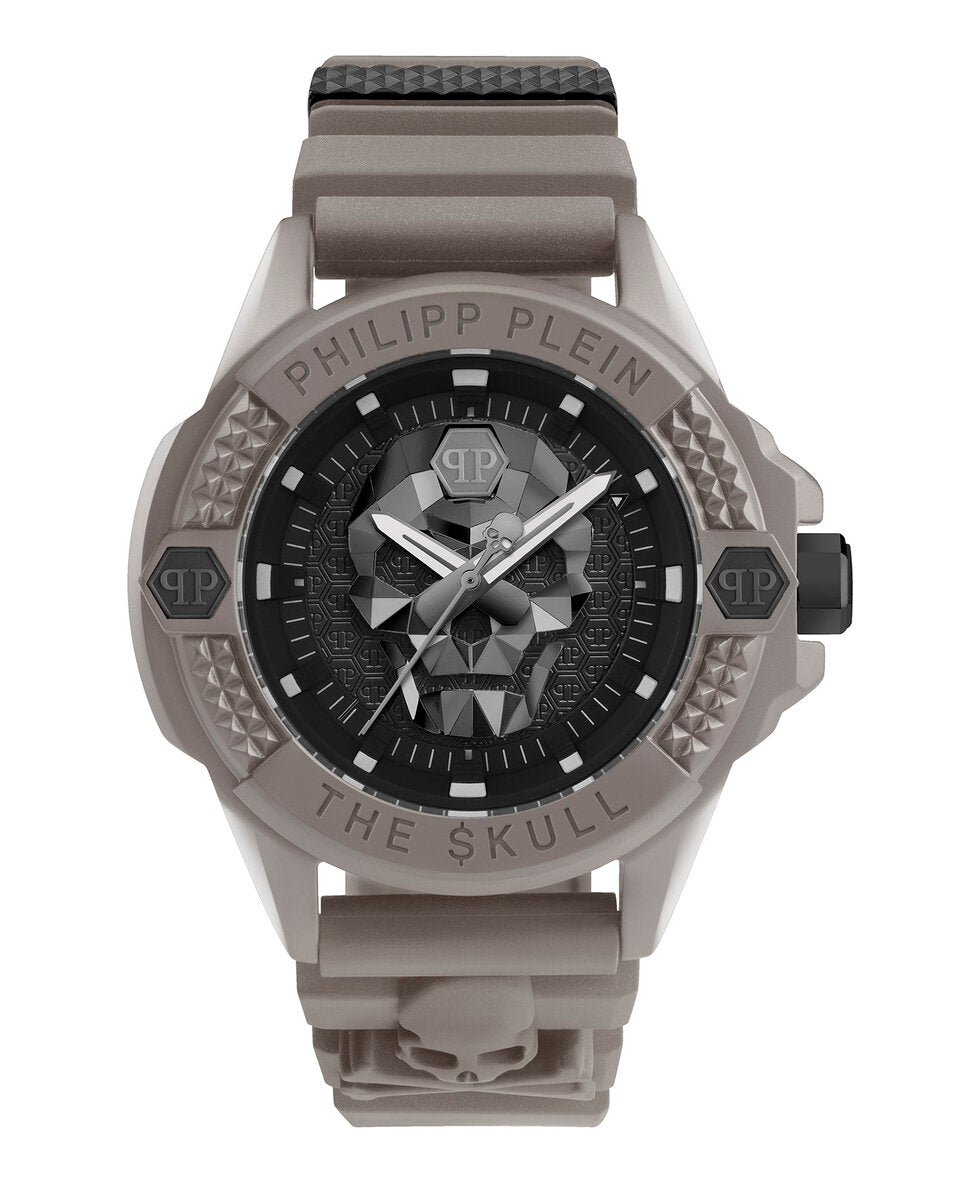 Philipp Plein PWUBA0323 watch for man with a black dial and silicone strap.