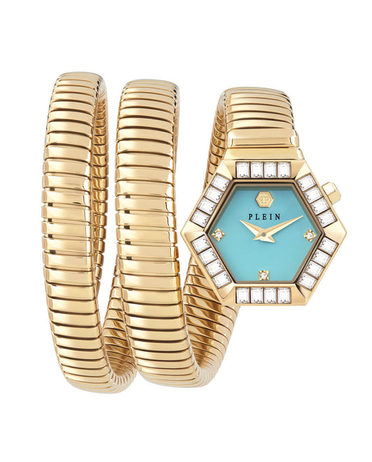 Philipp Plein PWZAA0825 watch for women with a blue dial and stainless steel strap.