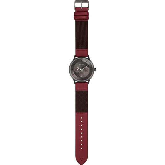 Breil TW1737 watch for man with a black dial and fabric strap.