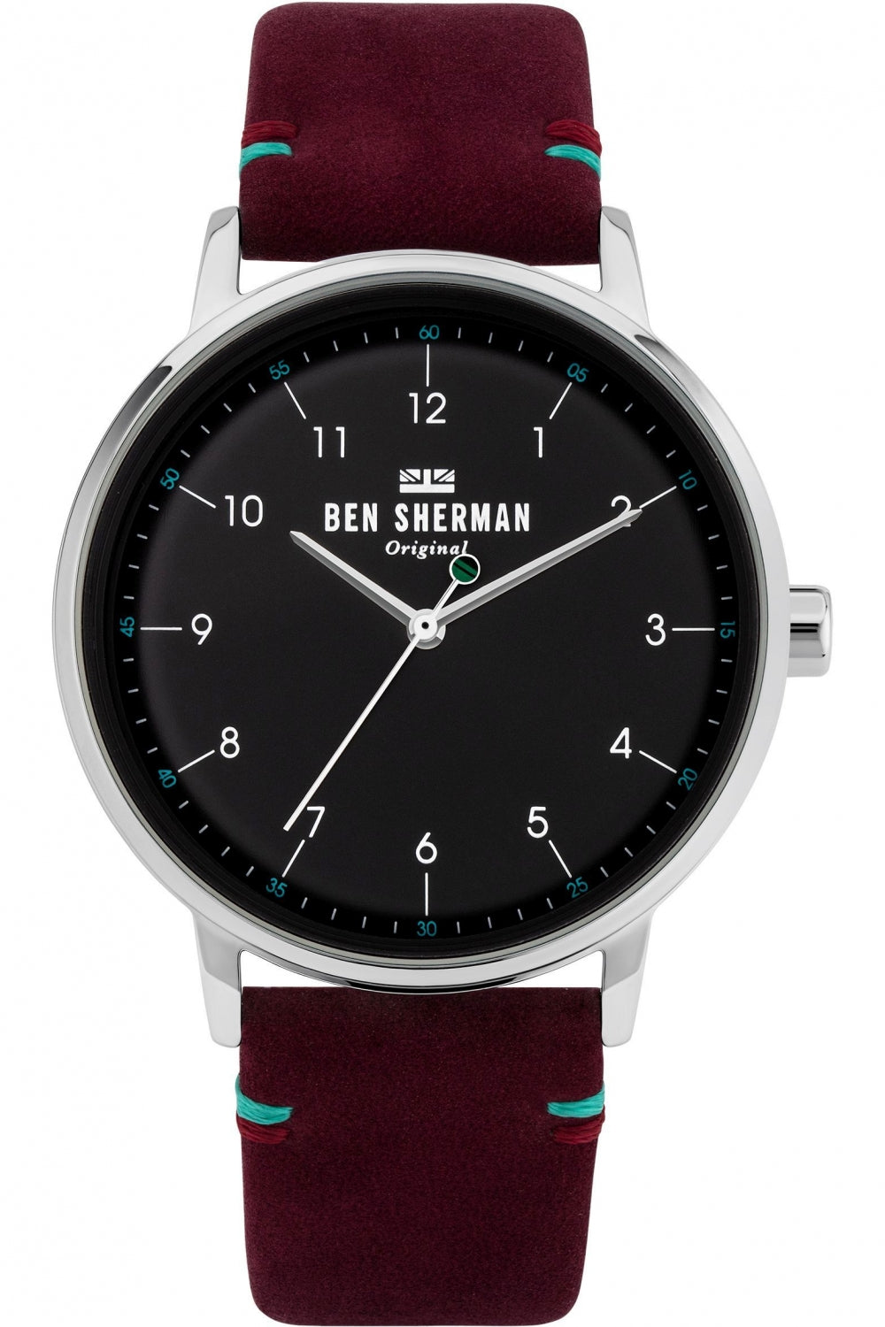 Ben Sherman WB043R watch for man with a black dial and fabric strap.