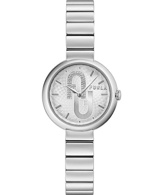 Furla WW00005011L1 watch for women with a grey dial and stainless steel strap.