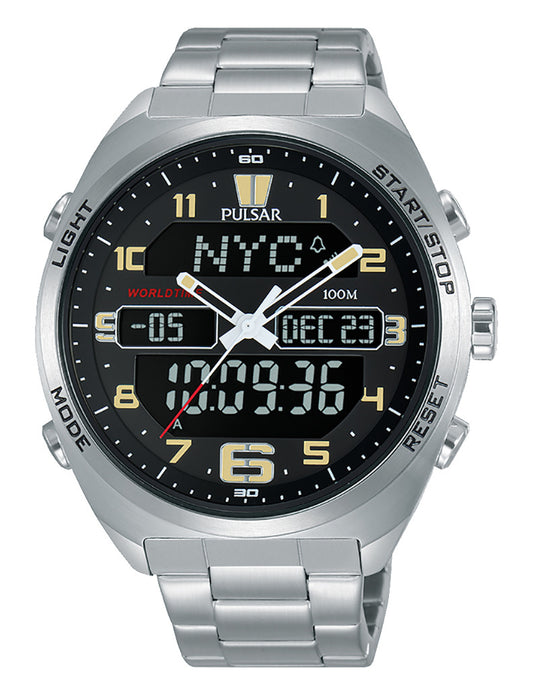 Pulsar PZ4037X1 Men Watch 45mm 10ATM