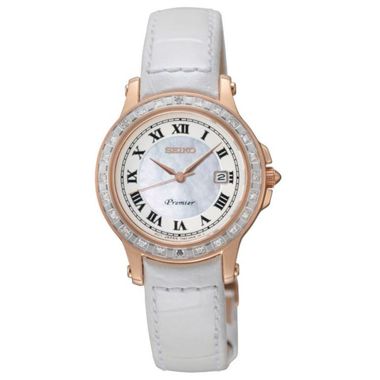 Seiko SXDF08P1 Women Watch 28mm 10ATM
